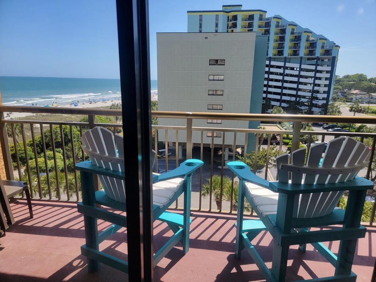 Ocean View King Suite With Modern Decor And Accents - Caravelle Resort 605 Sleeps 4 Guests Myrtle Beach Eksteriør bilde