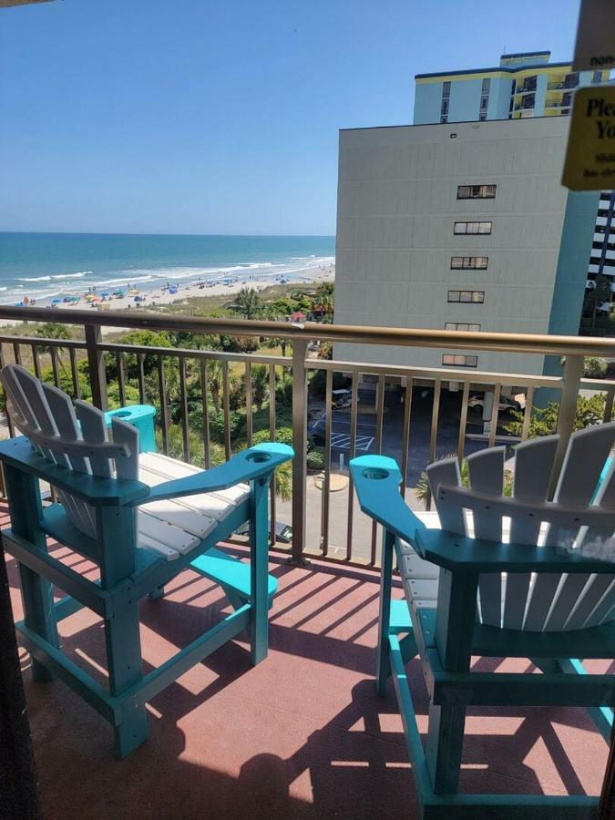 Ocean View King Suite With Modern Decor And Accents - Caravelle Resort 605 Sleeps 4 Guests Myrtle Beach Eksteriør bilde