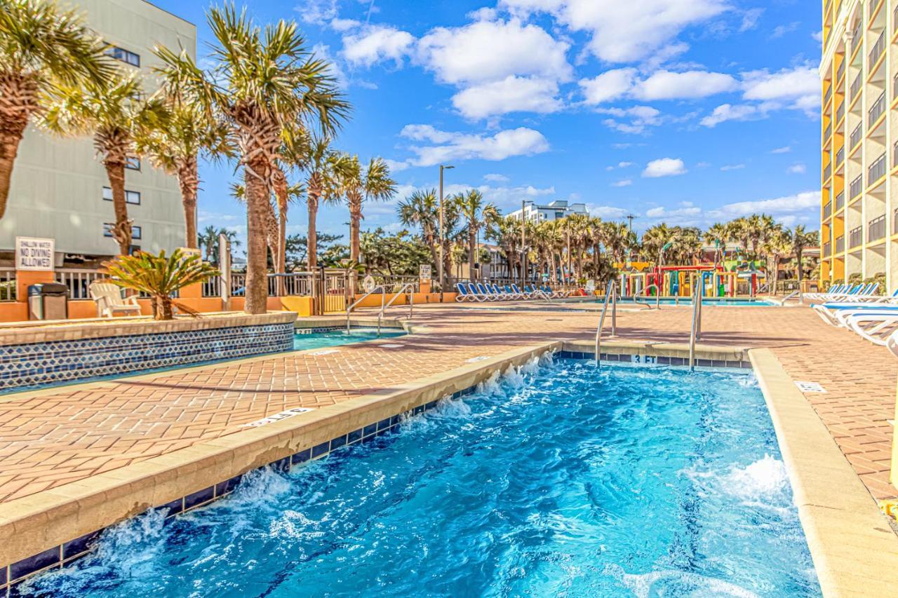 Ocean View King Suite With Modern Decor And Accents - Caravelle Resort 605 Sleeps 4 Guests Myrtle Beach Eksteriør bilde